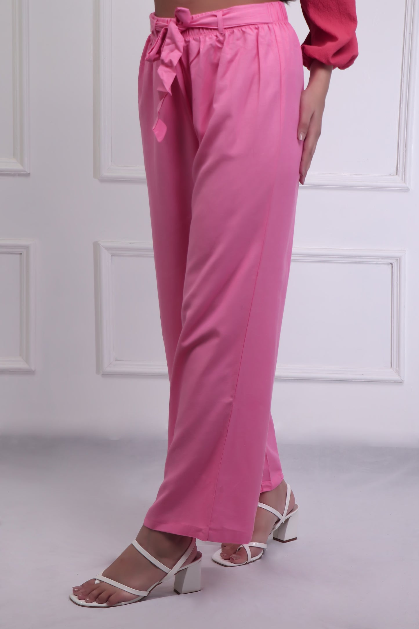 Solid Straight Pants