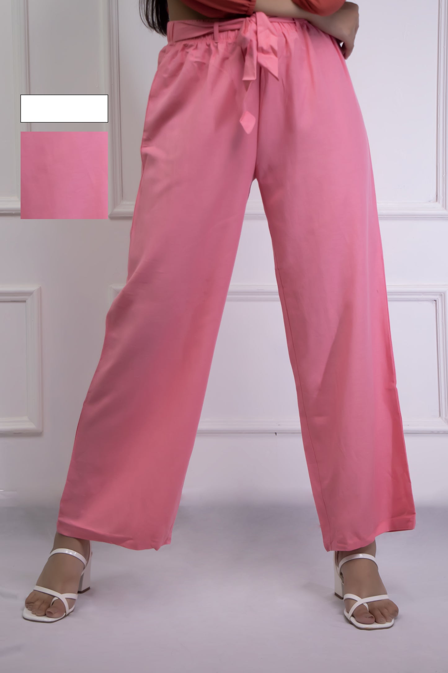 Solid Straight Pants