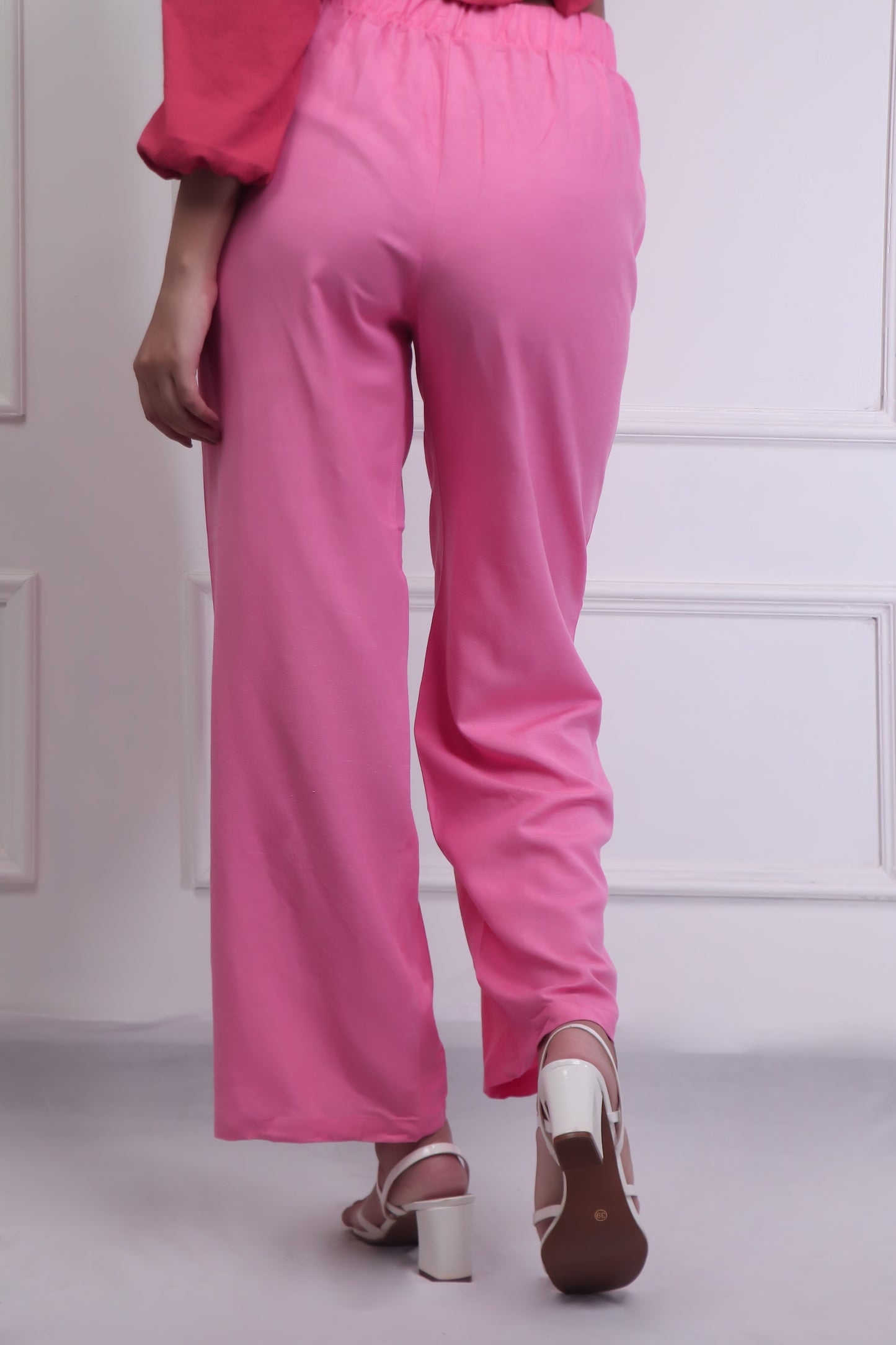 Solid Straight Pants