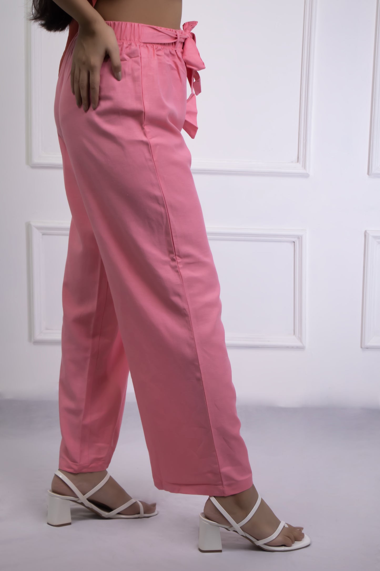 Solid Straight Pants