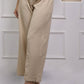 Textured Wide Leg Trouser