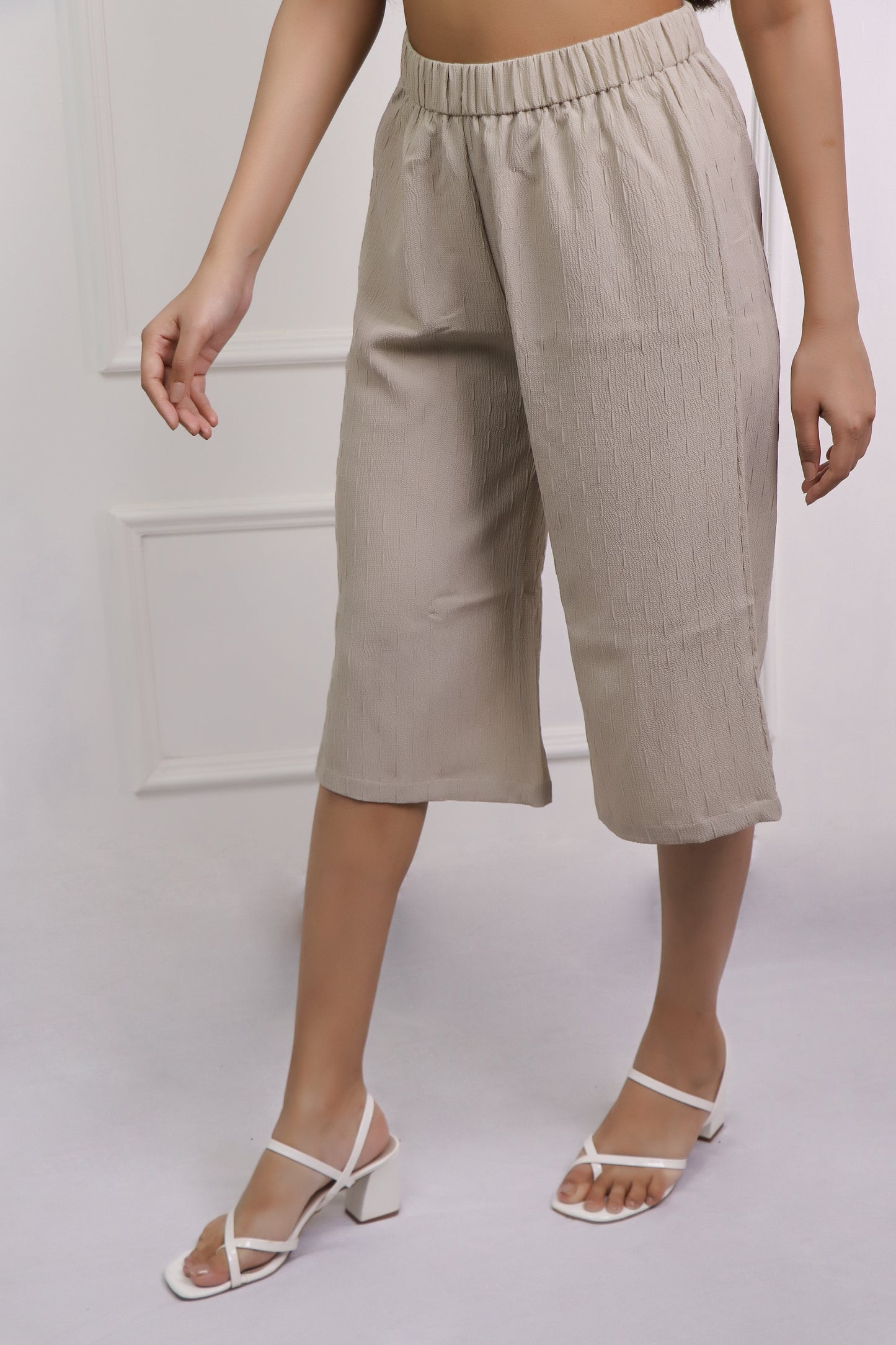 Stair Textured Capri