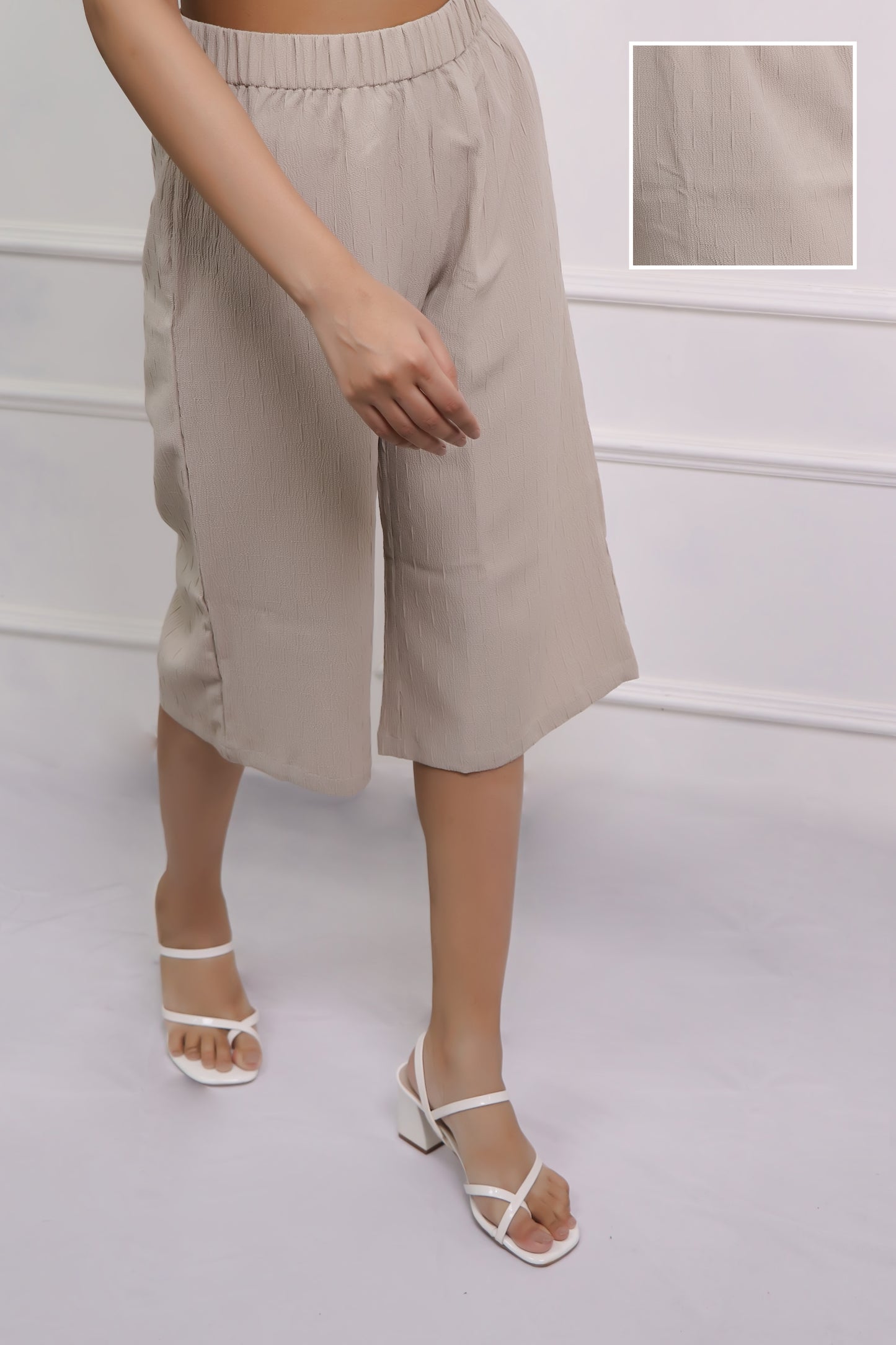 Stair Textured Capri