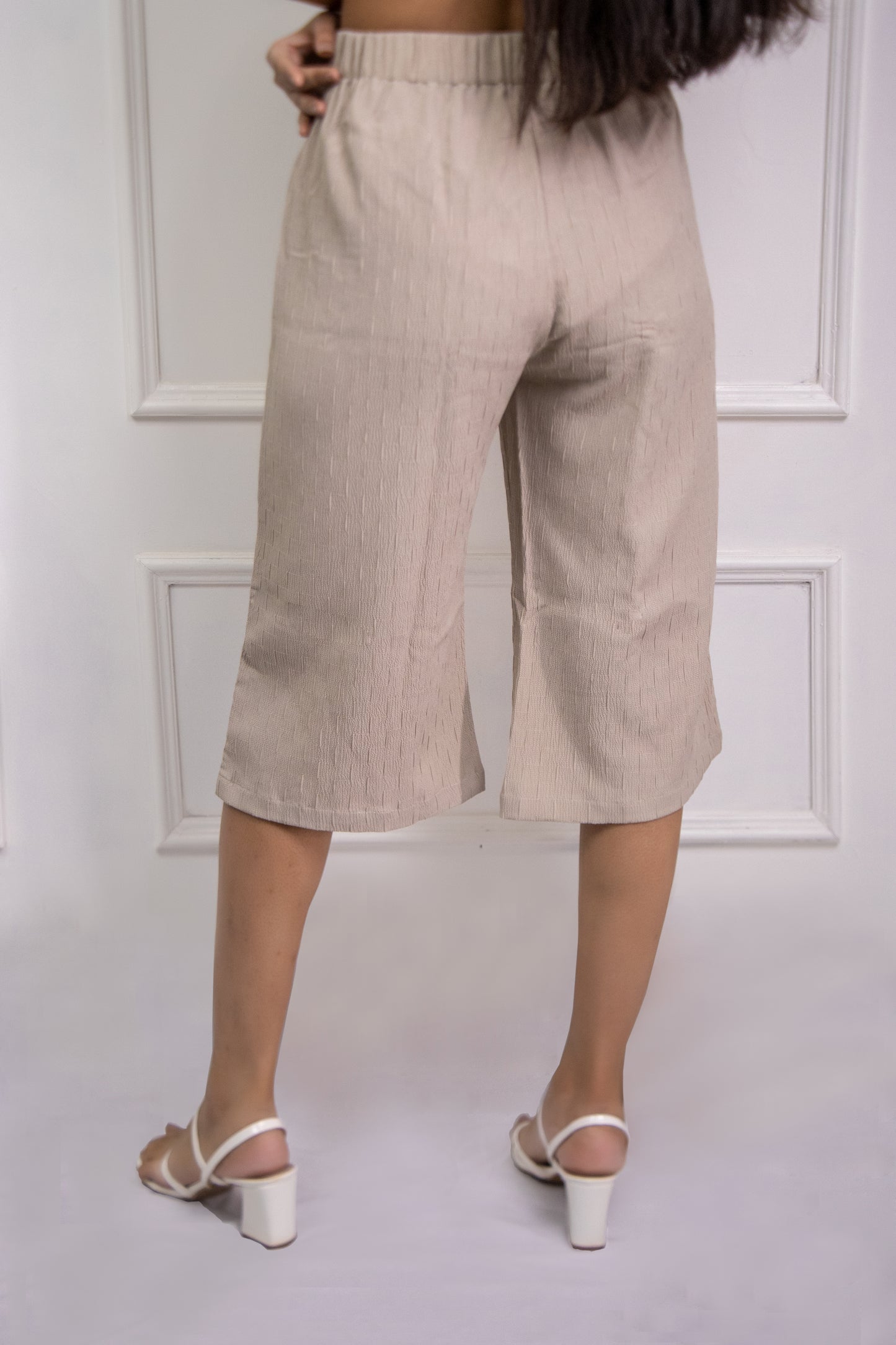 Stair Textured Capri